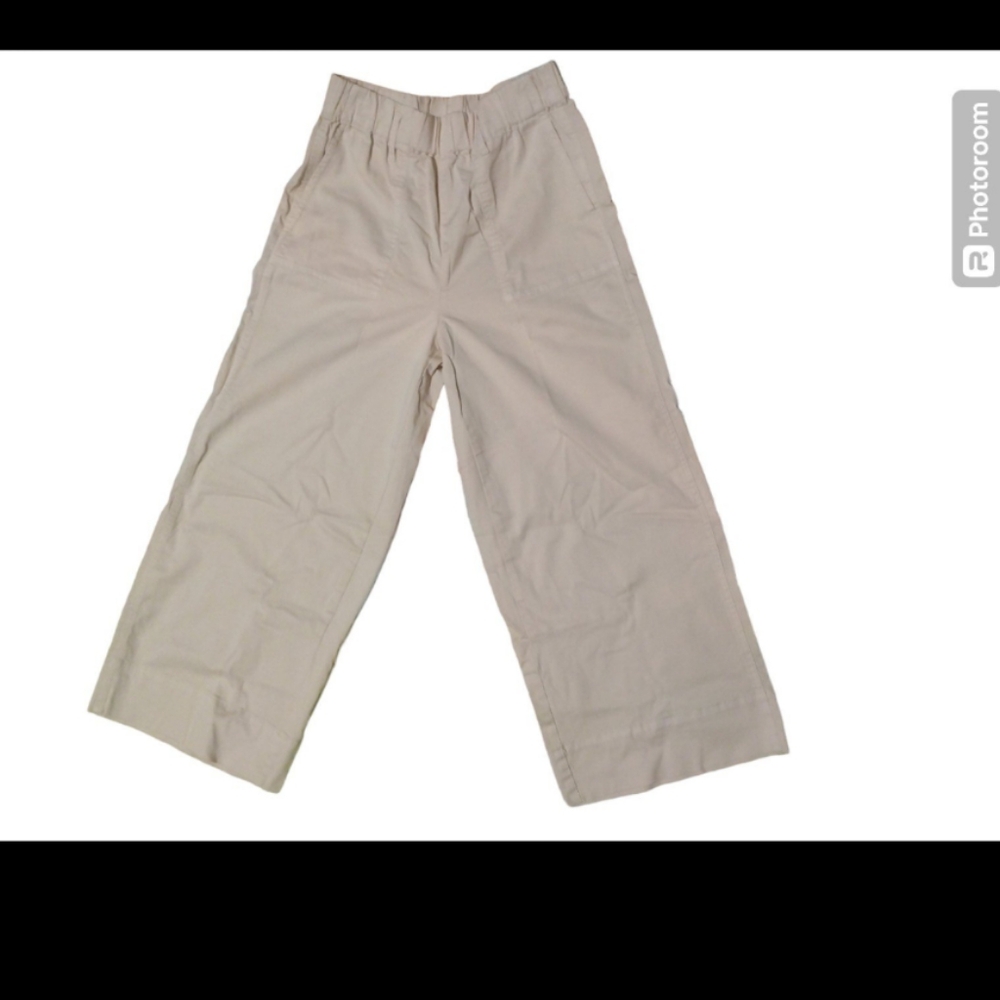 J Crew Pull-On Wide Leg Chino Pants MT sz s/m - Picture 7 of 11